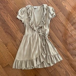 Aritzia SUNDAY BEST Wrap Mini Dress